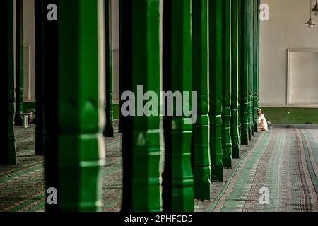 ID Kah Moschee befindet sich in Kashgar, Xinjiang, China, und ist die größte Moschee in Xinjiang Stockfoto