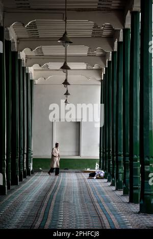 ID Kah Moschee befindet sich in Kashgar, Xinjiang, China, und ist die größte Moschee in Xinjiang Stockfoto