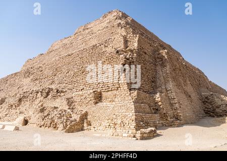 Die Stufenpyramide der Nekropole Sakkara in Gizeh, Ägypten Stockfoto