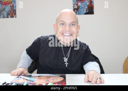 Martin Klebba bei der Proud Nerd Convention in der Messehalle. Trier, 25.03.2023 Stockfoto