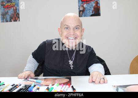 Martin Klebba bei der Proud Nerd Convention in der Messehalle. Trier, 25.03.2023 Stockfoto