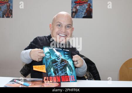 Martin Klebba bei der Proud Nerd Convention in der Messehalle. Trier, 25.03.2023 Stockfoto