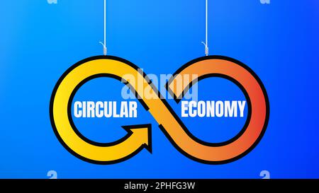 Kreislaufwirtschaft Stockfoto