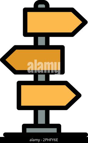 Symbol für Safari-Richtung. Umriss-Safari-Richtungsvektorsymbol für Webdesign isoliert auf weißer Hintergrundfarbe Stock Vektor