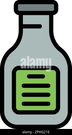 Symbol für Wasabi-Sauce. Kontur Wasabi Sauce Vektorsymbol für Webdesign isoliert auf weißem Hintergrund flach Stock Vektor