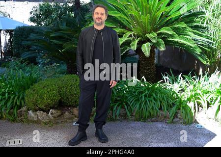 Rom, Italien. 28. März 2023. Claudio Santamaria besucht den Fototermin des Films „Super Mario Bros Ich Filme im Hotel De Russie. Kredit: SOPA Images Limited/Alamy Live News Stockfoto