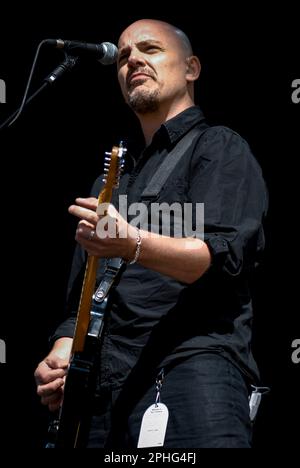 BAZ Warne - The Stranglers, V2008, Hylands Park, Chelmsford, Essex, Großbritannien - 17. August 2008 Stockfoto