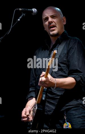 BAZ Warne - The Stranglers, V2008, Hylands Park, Chelmsford, Essex, Großbritannien - 17. August 2008 Stockfoto