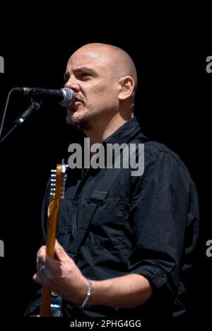 BAZ Warne - The Stranglers, V2008, Hylands Park, Chelmsford, Essex, Großbritannien - 17. August 2008 Stockfoto