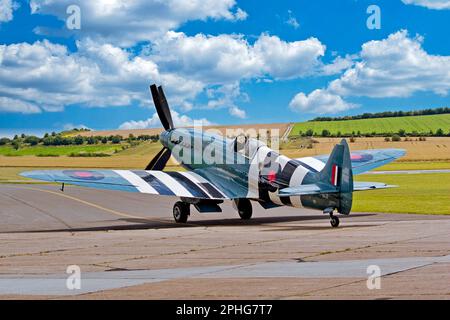 Aircraft Supermarine Spitfire Mk XIX Duxford UK Stockfoto