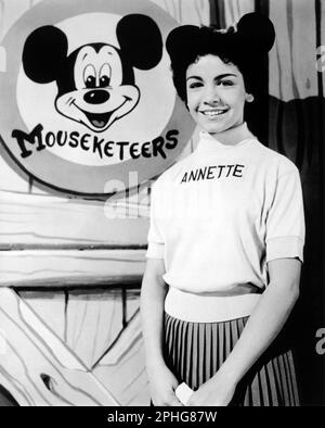 ANNETTE FUNICELLO im MICKEY MOUSE CLUB (1955), Regie: SIDNEY MILLER. Kredit: WALT DISNEY PRODUKTIONEN/Album Stockfoto