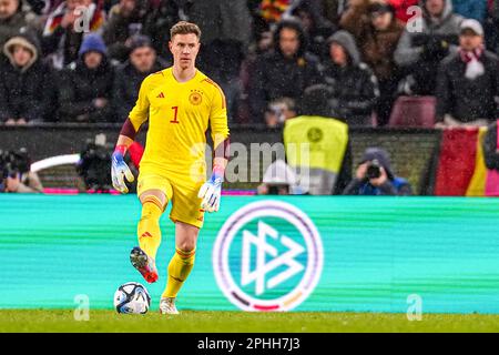 Köln, Deutschland. 28. März 2023. KÖLN, DEUTSCHLAND - MÄRZ 28: Torwart Marc-Andre ter Stegen von Deutschland während des internationalen Freundschaftsspiels zwischen Deutschland und Belgien im RheinEnergieStadion am 28. März 2023 in Köln (Foto von Joris Verwijst/Orange Pictures). Gutschrift: Orange Pics BV/Alamy Live News Stockfoto