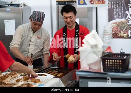 Hyper Japan Festival 2019, im Olympia in London. Es ist die größte Ausstellung zur Feier der japanischen Kultur in Großbritannien. Stockfoto