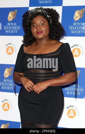 London, Vereinigtes Königreich 28. März, 2023. Susan Wokoma wurde bei den Royal Television Society (RTS) Program Awards 2023 im Grosvenor House Hotel fotografiert. Kredit: Alan D West/EMPICS/Alamy Live News Stockfoto