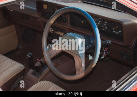 Altes Innenfoto von commodore auf 14-55mm Nikon, Stockfoto