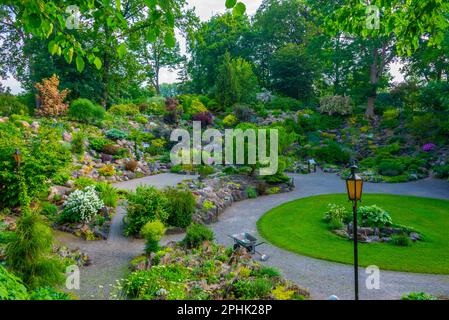 Botanischer Garten der Universität Tartu in Estland. Stockfoto