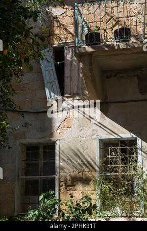 Verlassenes Haus Tyre Libanon Naher Osten Stockfoto