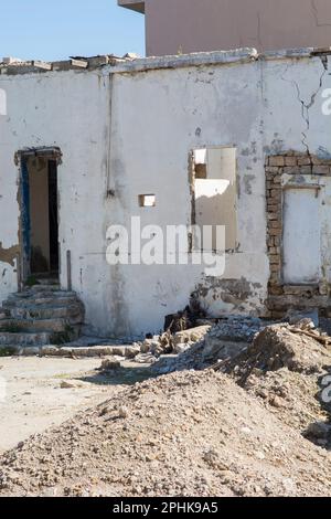 Verlassenes Haus Tyre Libanon Naher Osten Stockfoto