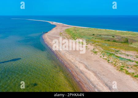 Naturlandschaft der Halbinsel Kiipsaare in Estland. Stockfoto