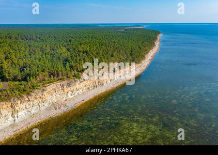 Panga-Klippen auf der Insel Saaremaa in Estland. Stockfoto