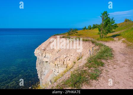 Panga-Klippen auf der Insel Saaremaa in Estland. Stockfoto