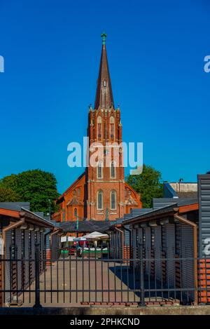 Kirche St. Anna in Liepaja, Lettland. Stockfoto