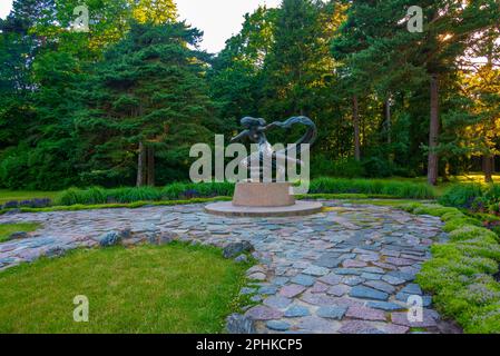 Naturlandschaft des Palanga Parks in Litauen. Stockfoto