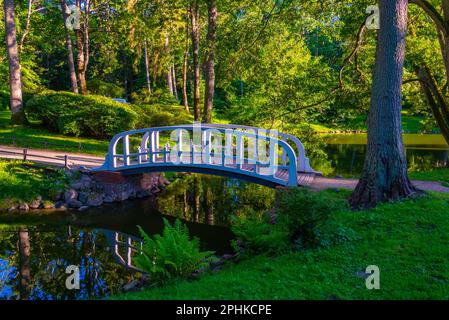 Naturlandschaft des Palanga Parks in Litauen. Stockfoto