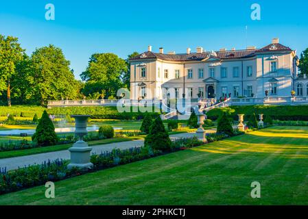 Blick auf das Bernsteinmuseum in Palanga, Lettland. Stockfoto