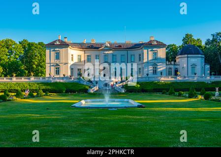 Blick auf das Bernsteinmuseum in Palanga, Lettland. Stockfoto