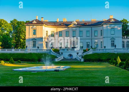 Blick auf das Bernsteinmuseum in Palanga, Lettland. Stockfoto