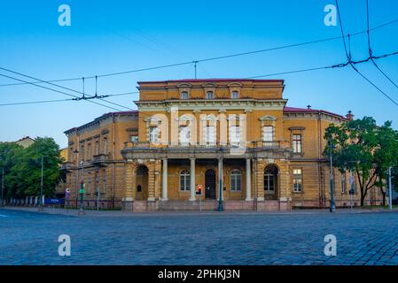Die Wroblewski-Bibliothek der Litauischen Akademie der Wissenschaften in Vilnius. Stockfoto