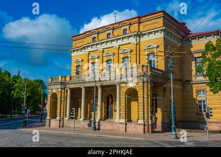 Die Wroblewski-Bibliothek der Litauischen Akademie der Wissenschaften in Vilnius. Stockfoto