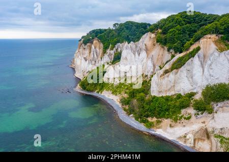 Möns Klint weiße Klippen in Dänemark Stockfoto