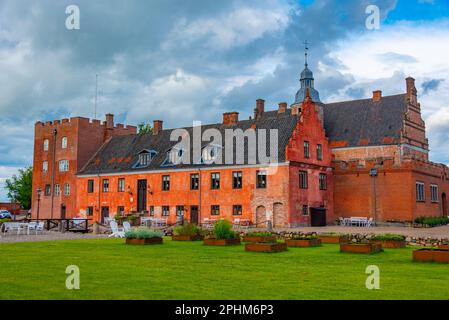 Broholm Slot Castle in Dänemark. Stockfoto