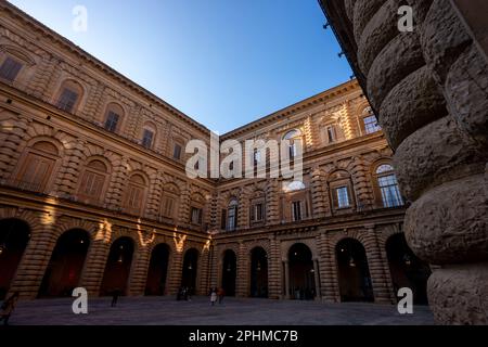 Palazzo Pitti in Florenz Stockfoto