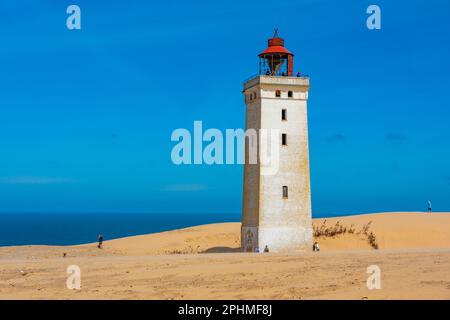Rubjerg Knude Lightouse in Dänemark. Stockfoto