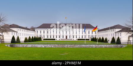 Schloss bellevue in Berlin, Sitz des deutschen Präsidenten Stockfoto