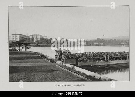 Lake Merritt, Oakland aus dem Buch " california, Romantic and Beautiful " von George Wharton James Publication Datum 1914 Publisher The page company Stockfoto