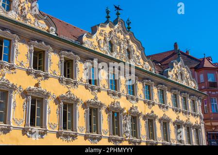 Falkenhaus in der deutschen Stadt Würzburg. Stockfoto