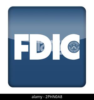 Federal Deposit Insurance Corporation FDIC-Logo Stockfoto