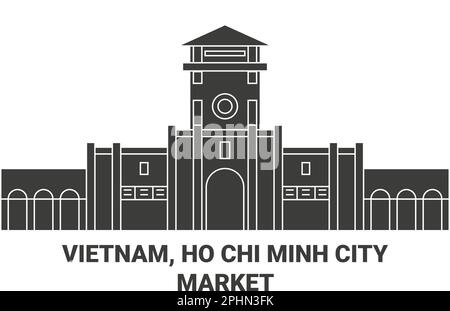 Vietnam, Ho-Chi-Minh-Stadt, BN Thnh Market Stock Vektor