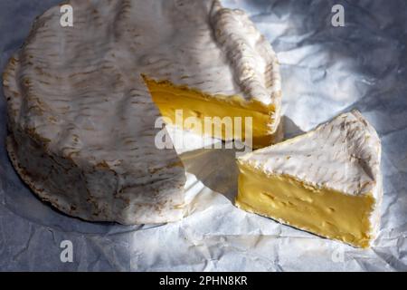 Baron Bigod Käse hergestellt in Suffolk von Fen Farm Dairy Stockfoto