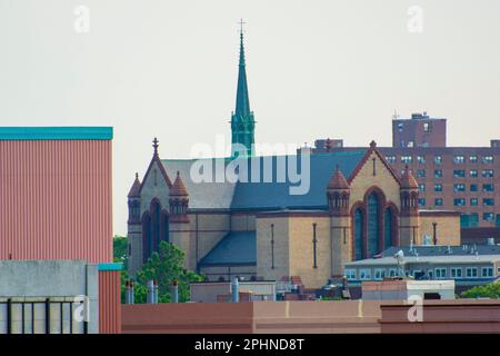 Boston ist eine geschäftige Stadt und sehr einladend Stockfoto