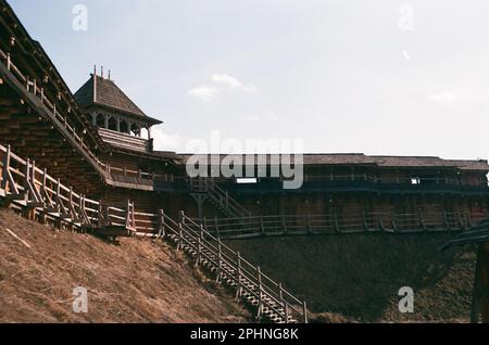 Kopachiv in der Region Kiew können Sie in die Zeiten von Kiewer Rus gebracht werden. Stockfoto