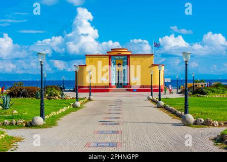 Blick auf das Aquarium von Rhodos in Griechenland. Stockfoto