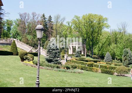 Wohnsitz des verstorbenen ehemaligen Präsidenten Viktor Janukowitsch, Mezhyhirya Stockfoto