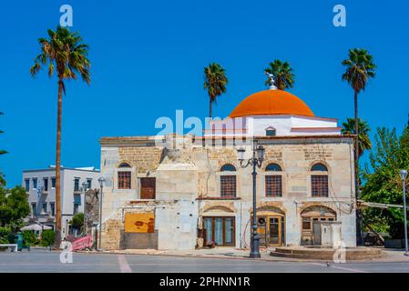 Defterdar-Moschee auf der griechischen Insel Kos. Stockfoto