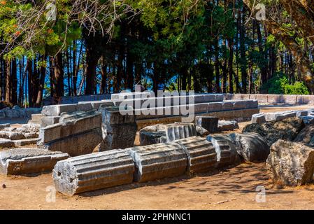 Asklepieion antike Ruinen auf der griechischen Insel Kos. Stockfoto