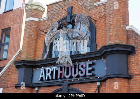 Arthouse Cinema, Crouch End, London Borough of Harringay, England, Vereinigtes Königreich. Stockfoto